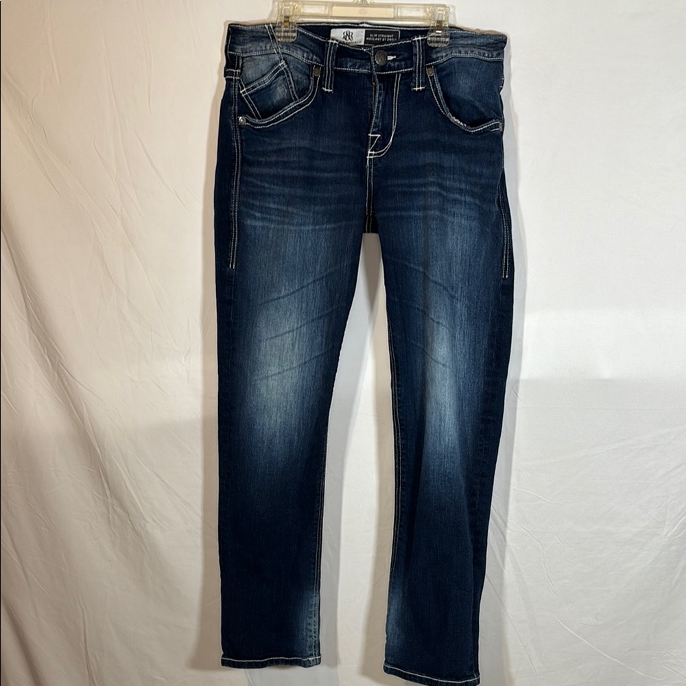 Rock n republic Dark wash slim straight fit Denim Jeans size 32 x 30